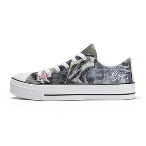 Women's Shark Low Top Canvas Shoes