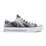 Women's Shark Low Top Canvas Shoes
