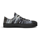 Men's Shark Low Top Canvas Shoes