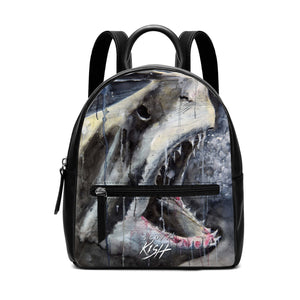 Shark Mini Leather Backpack