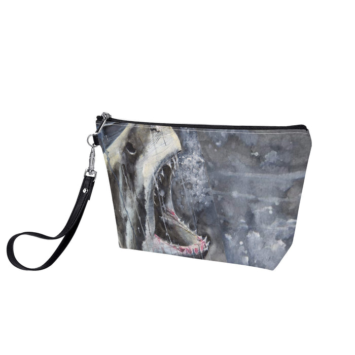 Shark Clutch Cosmetics Bag