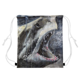 Shark Drawstring Bag