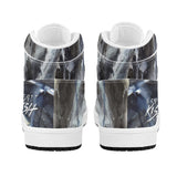 Women's Shark High Top Leather Shoes