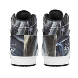 Men's Shark High Top Leather Shoes