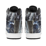 Women's Shark High Top Leather Shoes