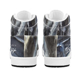 Men's Shark High Top Leather Shoes