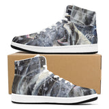 Women's Shark High Top Leather Shoes