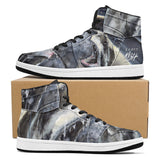 Men's Shark High Top Leather Shoes
