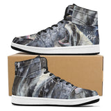 Women's Shark High Top Leather Shoes