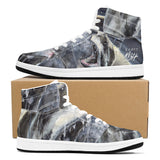 Men's Shark High Top Leather Shoes