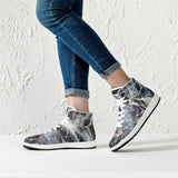 Women's Shark High Top Leather Shoes