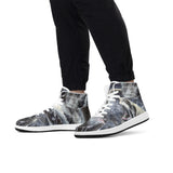 Men's Shark High Top Leather Shoes