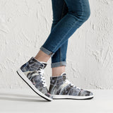 Women's Shark High Top Leather Shoes