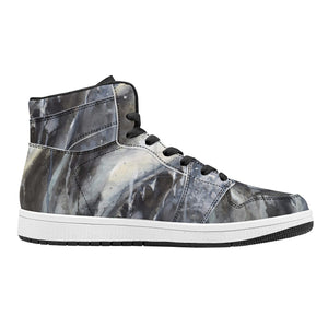 Men's Shark High Top Leather Shoes