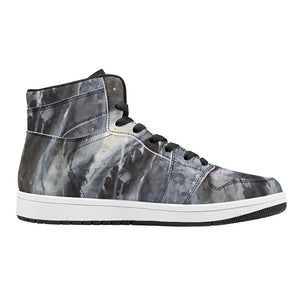 Women's Shark High Top Leather Shoes