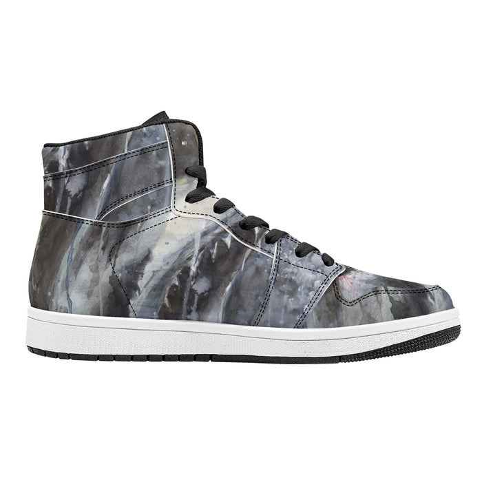 Women's Shark High Top Leather Shoes
