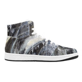 Men's Shark High Top Leather Shoes