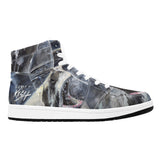 Women's Shark High Top Leather Shoes