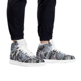 Men's Shark High Top Skateboard Shoes
