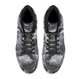 Men's Shark High Top Leather Shoes
