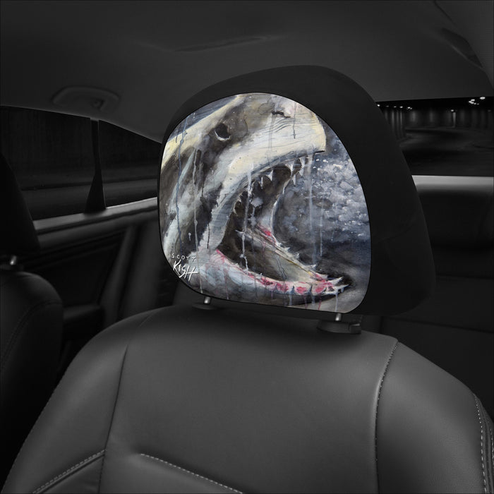 Shark Car Headrest Covers