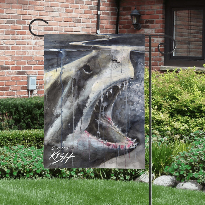 Small Shark Garden Flag