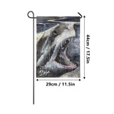 Small Shark Garden Flag