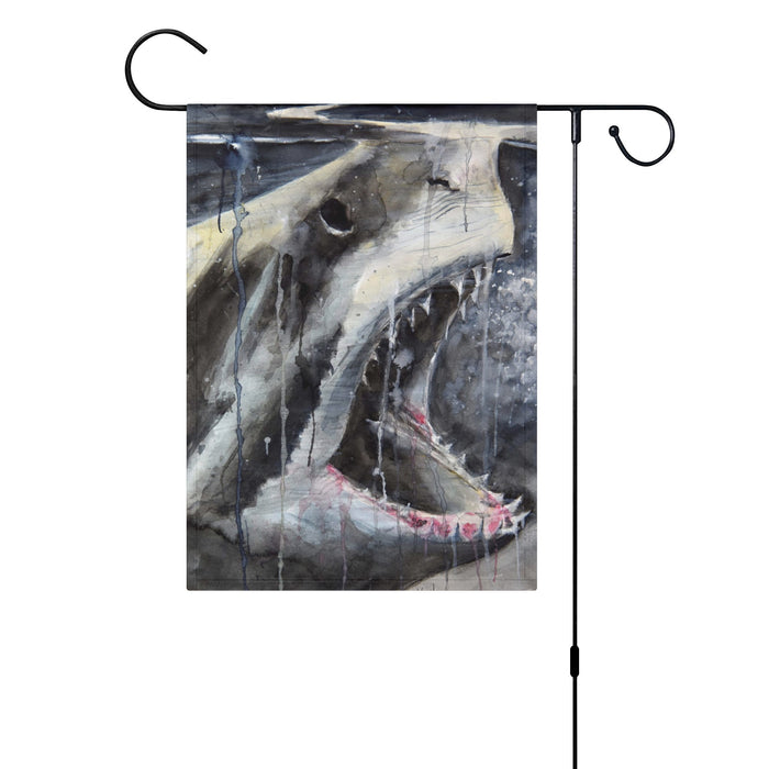 Shark Garden Flag