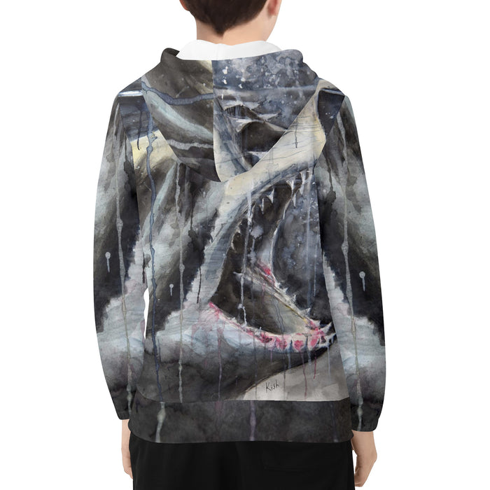 Youth Shark Hoodie