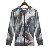 Men's Shark Zip Hoodie