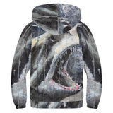 Youth Shark Zip Hoodie