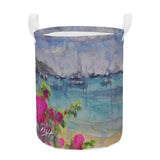 tropical laundry basket