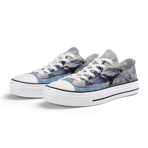 dolphin canvas shoes by Scott Kish