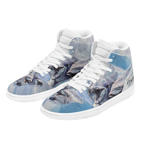 dolphin high top shoes