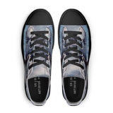 Women's Low Top Canvas Shoes - Dolphin Design