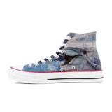 high top shoes dolphin design