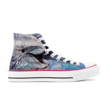 Scott Kish dolphin high top shoes