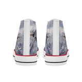 canvas high top shoes for women