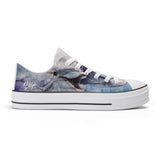 dolphin canvas shoes by Scott Kish