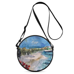 Tropical Round Satchel Bag