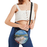 Tropical Round Satchel Bag