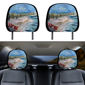 Car Caribbean Headrest Covers