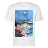 men's white Caribbean t-shirt