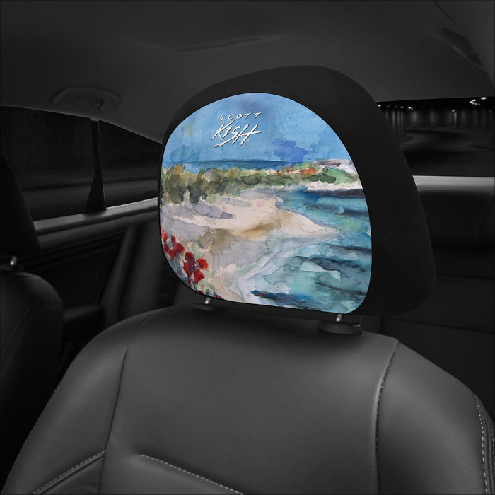 Car Caribbean Headrest Covers