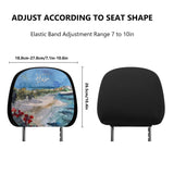 Car Caribbean Headrest Covers