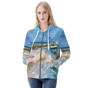Women's Beach Zip Hoodie