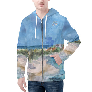 Men's Beach Zip Hoodie