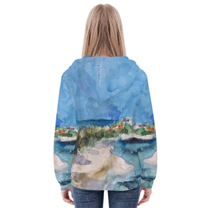 Women's Beach Zip Hoodie
