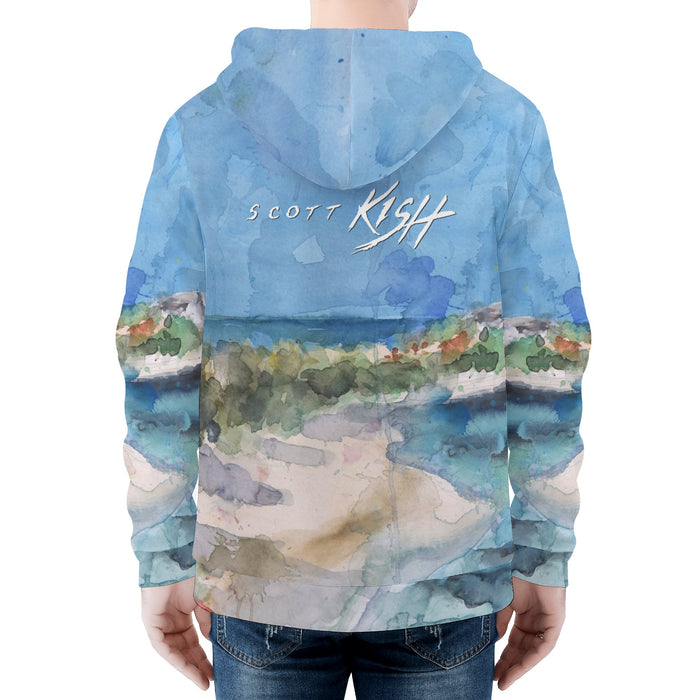 Men's Beach Zip Hoodie