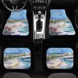 Caribbean Car Floor Mats - 4 Piece Set